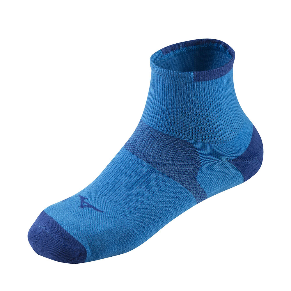 Mizuno Men's Drylite Race Mid Running Socks Blue (J2GX9A5024-UDX)